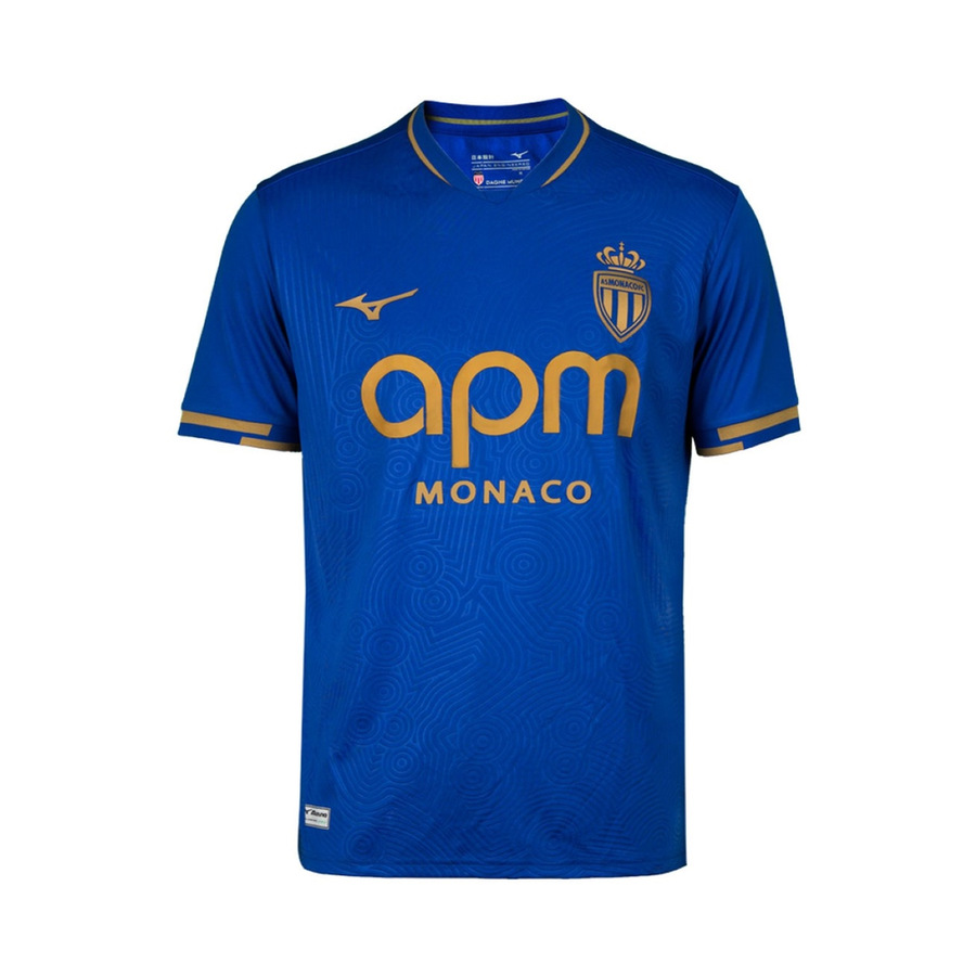 Mizuno Away Jersey AS Monaco Men 25/26 Spectrum Blue